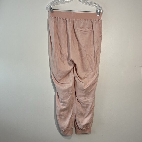 Faherty Arlie Day Linen Blend Jogger Pant in Light Pink Size Medium - Picture 4 of 8